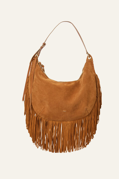 BAG XL FRINGES SUEDE SWING
