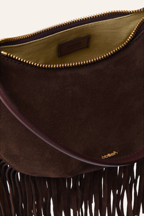 BAG T FRINGES SUEDE SWING