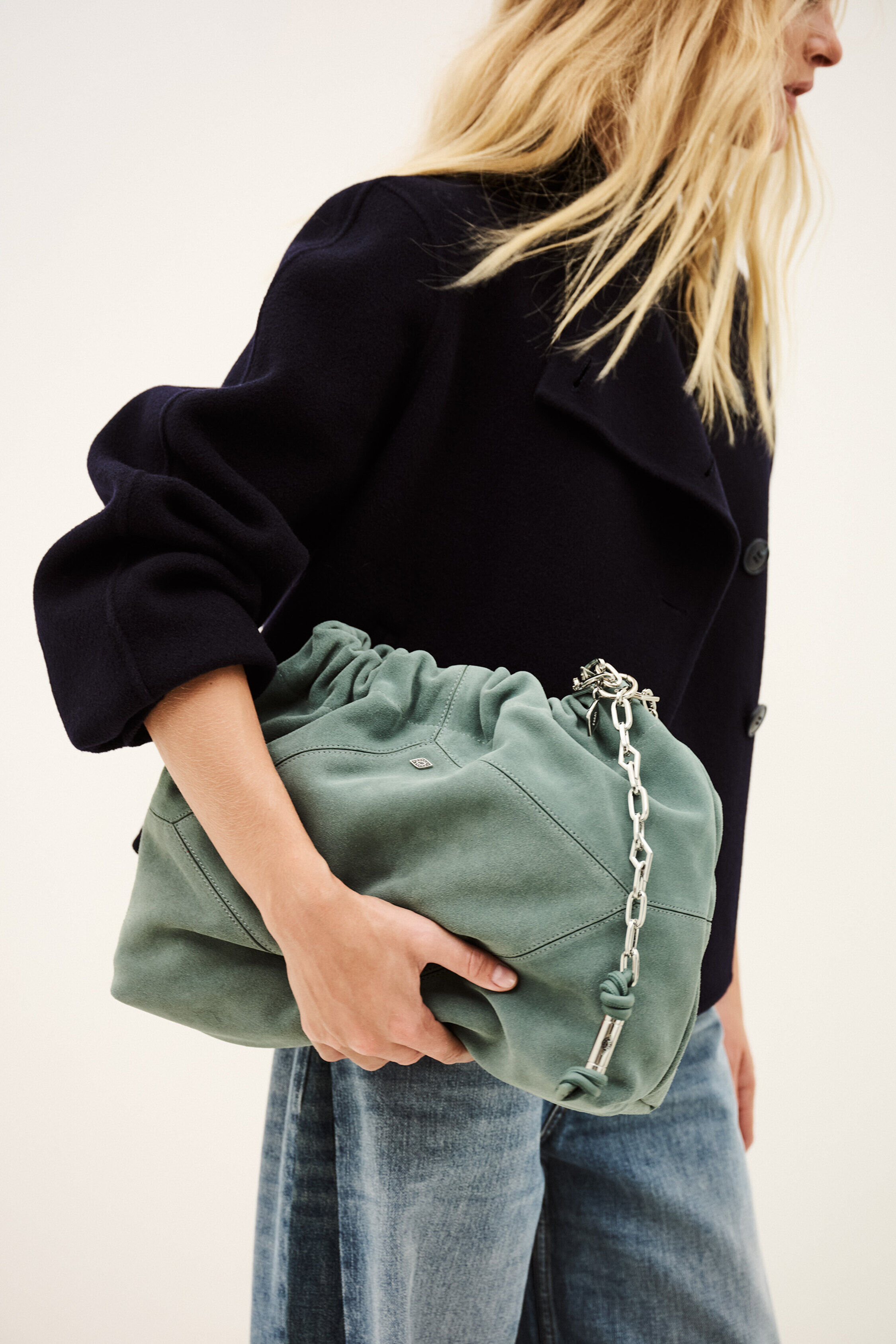 BAG M SUEDE JUNE TOTE