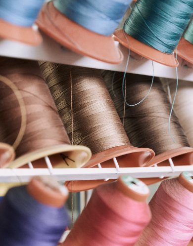 Six spools of thread