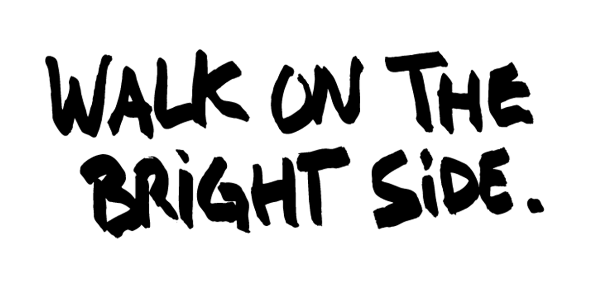 Walk on the bright side logo