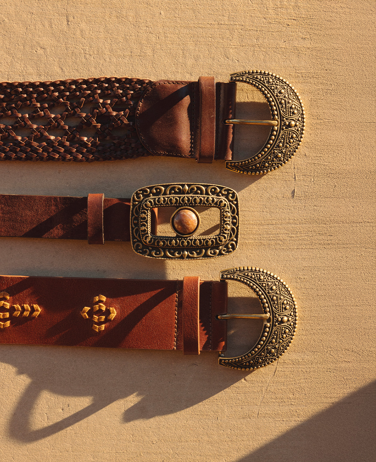 Three models of belts