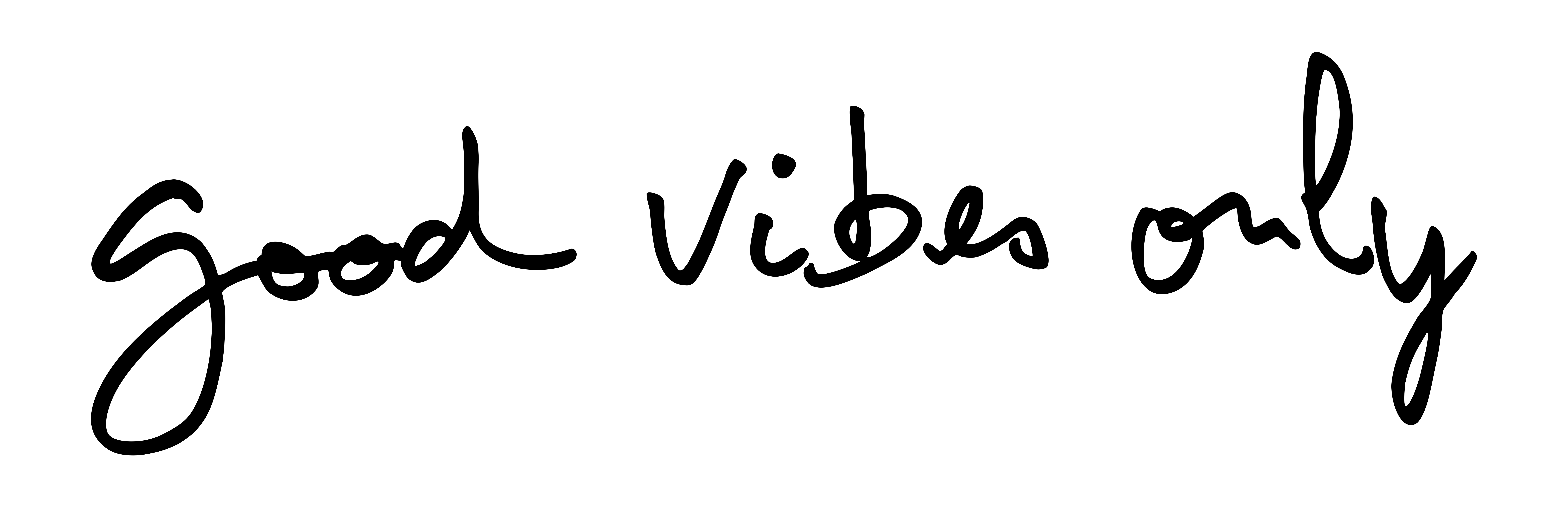 Good vibes only logo