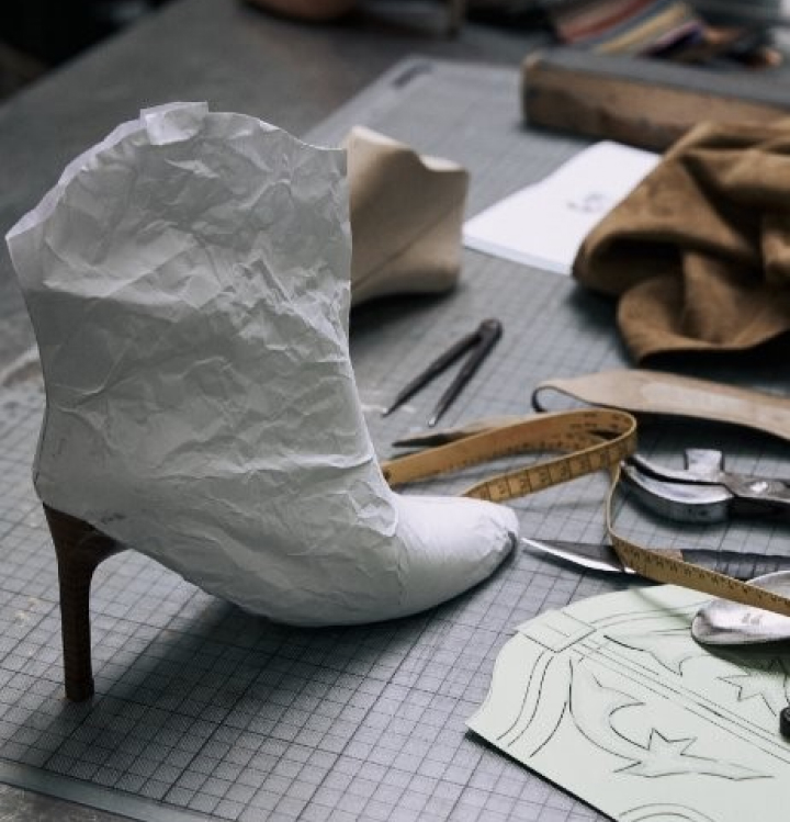 Mock up of the ba&sh caitlin boots