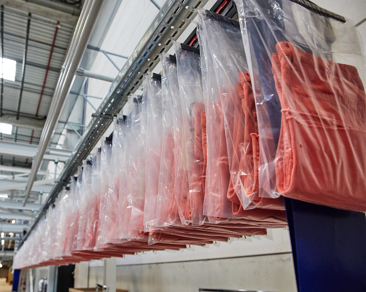packaging process at the warehouse